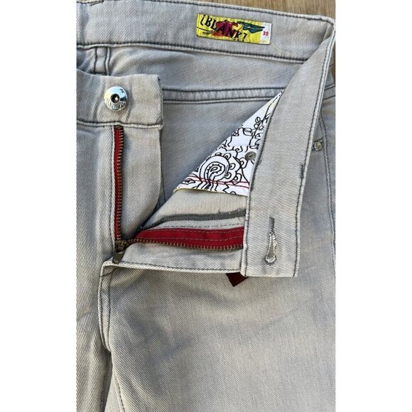 Blank Women's Silver Cotton Regular Straight Leg Jeans Size 29 - Picture 16 of 16